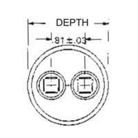 12795 - CAPACITOR RUN 60/7.5 UF 370/440 VAC RND