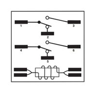 90340 - RELAY SWITCHING 15A DPDT 24VAC 50/60HZ 2